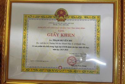 NIỀM TỰ HÀO KHÁNH NHẠC A: HAI HỌC SINH XUẤT SẮC ĐẠT GIẢI TẠI CUỘC THI “VIẾT ĐÚNG – VIẾT ĐẸP” CẤP TỈNH