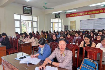 CÁC TRƯỜNG TIỂU HỌC XÃ KHÁNH NHẠC TỔ CHỨC CHUYÊN ĐỀ LIÊN TRƯỜNG “NÂNG CAO NĂNG LỰC DẠY HỌC MÔN TOÁN THEO CHƯƠNG TRÌNH GDPT 2018”
