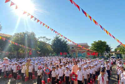 TRƯỜNG TIỂU HỌC KHÁNH NHẠC RỘN RÀNG NGÀY TỰU TRƯỜNG NĂM HỌC 2026–2027
