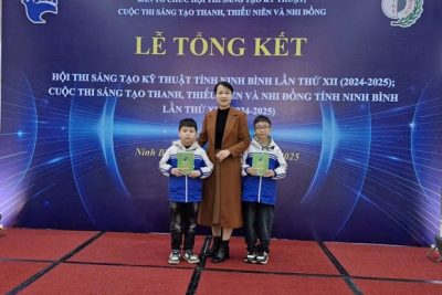 HỌC SINH TRƯỜNG TIỂU HỌC KHÁNH NHẠC A VINH DỰ ĐẠT GIẢI CUỘC THI SÁNG TẠO THANH, THIẾU NIÊN VÀ NHI ĐỒNG TỈNH NINH BÌNH LẦN THỨ XVI (2024-2025)